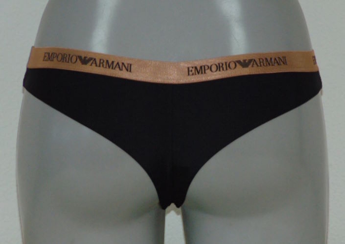 Armani Ladies Microfiber black brazilian