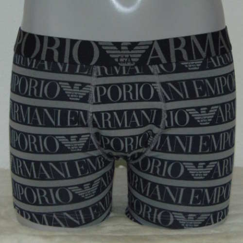 Armani Men's Superiore grey/print boxer short