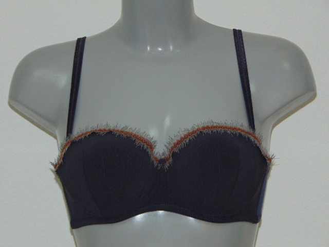 LingaDore Willow navy blue padded bra