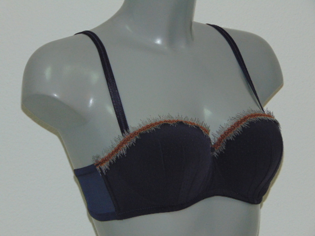 LingaDore Willow navy blue padded bra