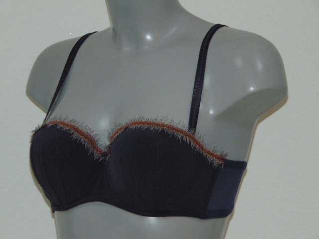 LingaDore Willow navy blue padded bra