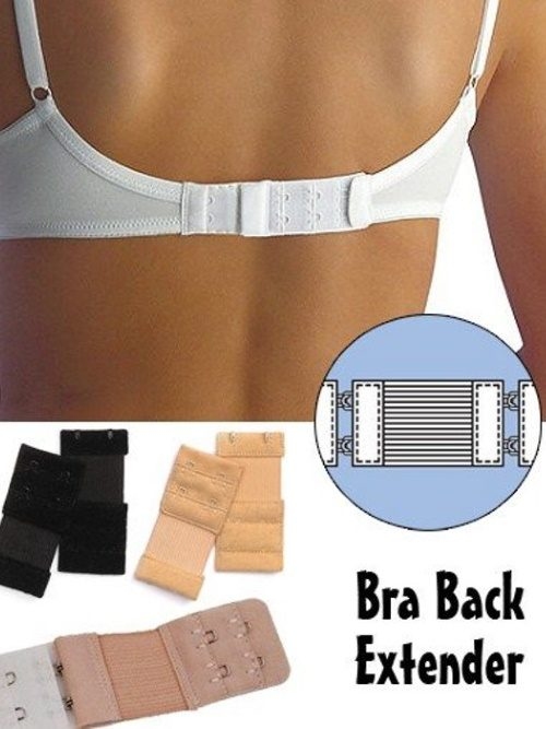 Dutch Designers Outlet Bra-Extender (2 haakjes) black/powder accessorie