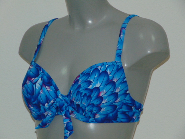Missya Iris blue/print padded bikini bra