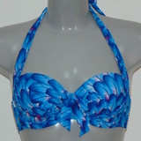 Missya Rose blue/print padded bikini bra