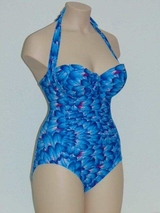 Missya Tulip blue/print bathingsuit