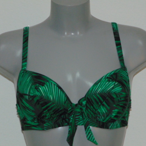 Missya Iris green/print padded bikini bra