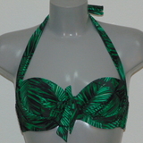 Missya Rose green/print padded bikini bra