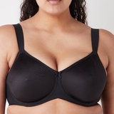 Triumph Essential Minimizer black non-padded bra