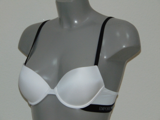 Armani Ladies Contoure white push up bra