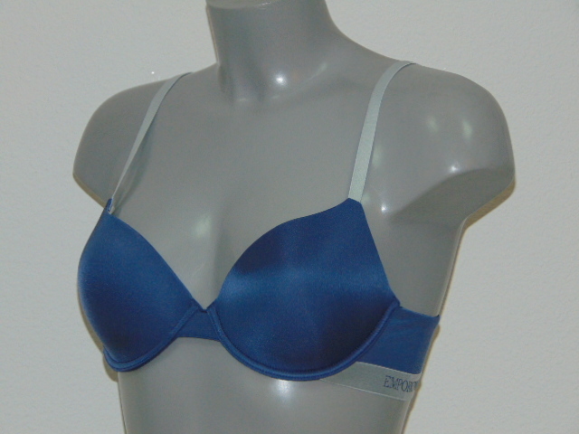 Armani Ladies Contoure blue padded bra