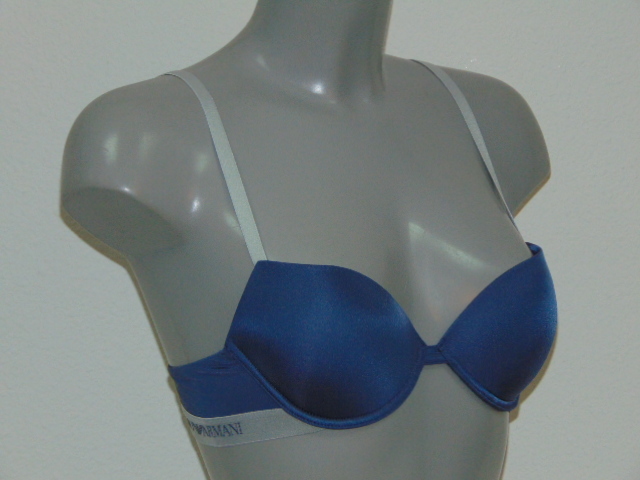Armani Ladies Contoure blue push up bra