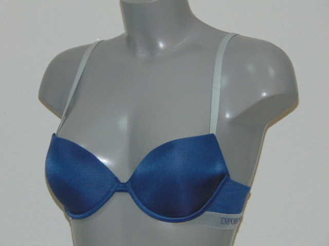 Armani Ladies Contoure blue push up bra