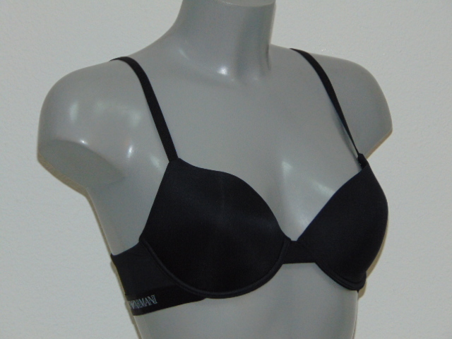 Armani Ladies Contoure black padded bra