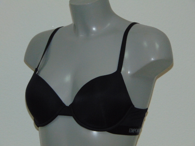Armani Ladies Contoure black padded bra