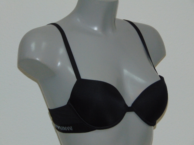 Armani Ladies Contoure black push up bra