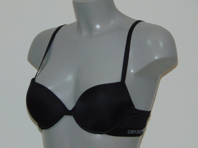 Armani Ladies Contoure black push up bra