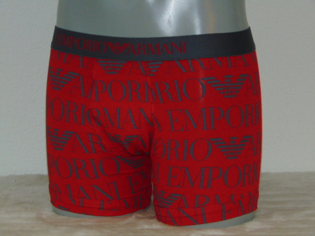Armani Men's Superiore red boxer short