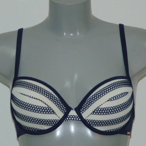 Sapph Beach Vita navy blue padded bikini bra