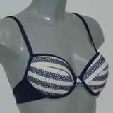 Sapph Beach Vita navy blue padded bikini bra