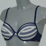 Sapph Beach Vita navy blue padded bikini bra