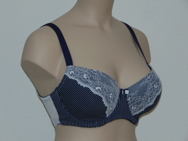 After Eden D-Cup & Up Violette navy blue padded bra