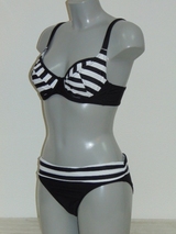 Nickey Nobel Mona black/white soft-cup bikini bra