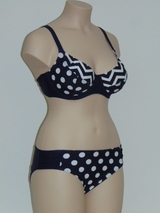 Nickey Nobel Maddy blue soft-cup bikini bra
