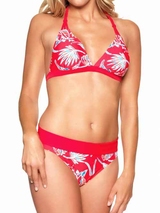 Nickey Nobel Madeleine red padded bikini bra