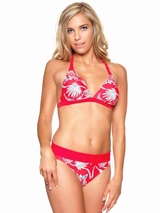 Nickey Nobel Madeleine red padded bikini bra