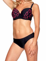 Nickey Nobel Marti black padded bikini bra