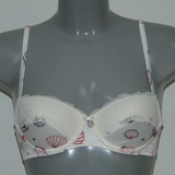 Armani Ladies Avorio Stampato ivory/print padded bra