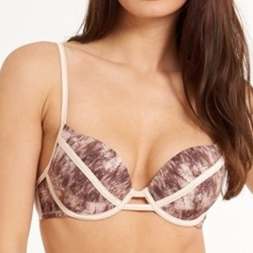 LingaDore Wild Romance brown/pink push up bra