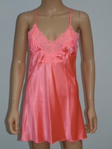 LingaDore Night Liquid pink slipdress