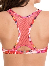 LingaDore Beach Paradise pink/print padded bikini bra
