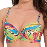 LingaDore Beach Carnaval blue padded bikini bra