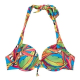 LingaDore Beach Carnaval blue padded bikini bra