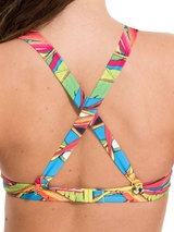 LingaDore Beach Carnaval blue padded bikini bra
