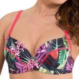 LingaDore Beach Adventure purple padded bikini bra