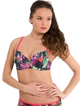 LingaDore Beach Adventure purple padded bikini bra