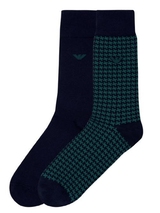 Armani Men's Logo green socks