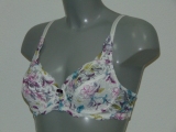 Triumph Amourette ivory/print non-padded bra