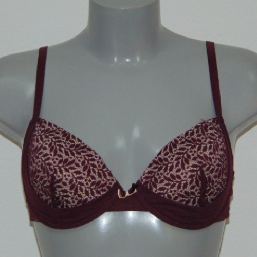 Cybéle Flamboyant bordeaux padded bra