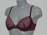 Cybéle Flamboyant bordeaux padded bra
