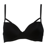 After Eden Liquid black padded bra