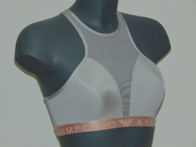 Armani Ladies Rubina silver wireless bra