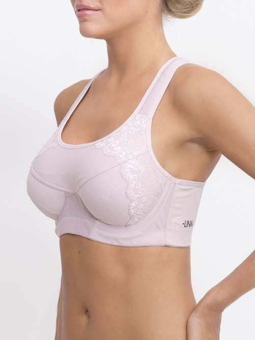 Q-Linn Barcelona purple sport bra