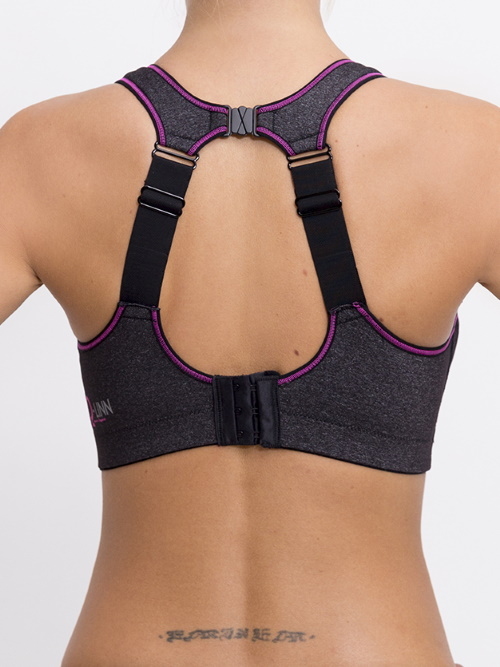 Q-Linn Barcelona grey sport bra