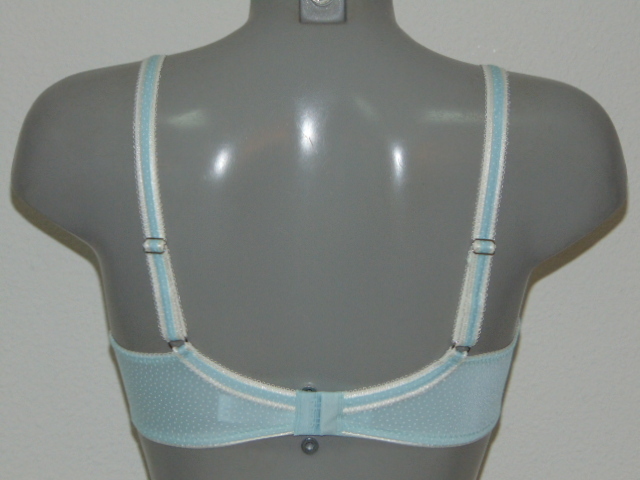 Eva Polka Dot blue non-padded bra