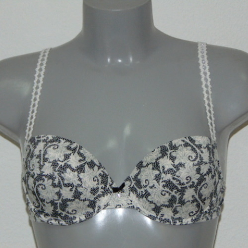 Eva Flaire white/print padded bra