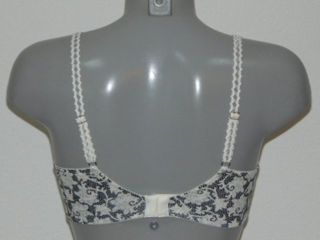 Eva Flaire white/print non-padded bra
